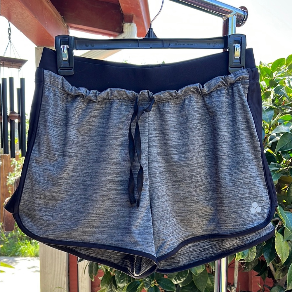 Tek Gear Gray Athletic Shorts with Elastic Waistband